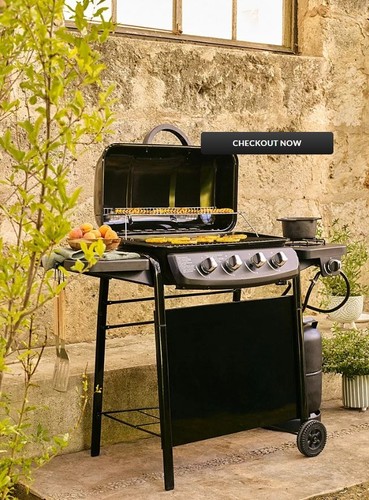 Uniflame burner gas - uniflame, 4-burner