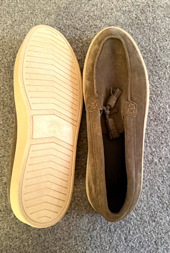 Zara men beige suede - zara,