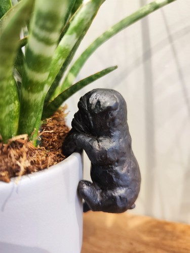 Bulldog pot hanger - bulldog, hanger,
