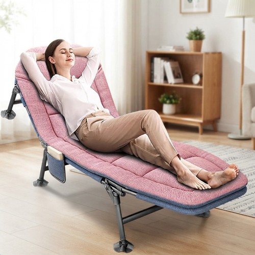 Fishing bedchair pink - bedchair,