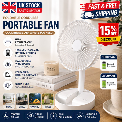 Ezcool cordless fan - ezcool, 2026