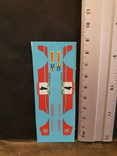 Decals toyota celica 2000 - 1/43,