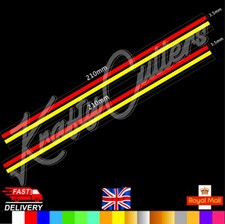 Pin stripes german flag - pin,