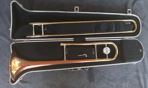 Conn slide trombone with - conn,