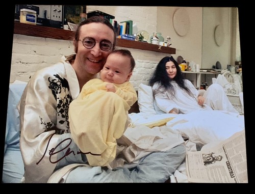 Signed sean lennon - lennon, rare