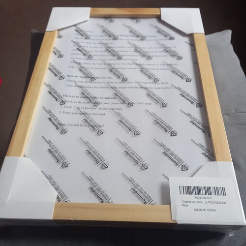 Wooden pine photo frames - pine, new