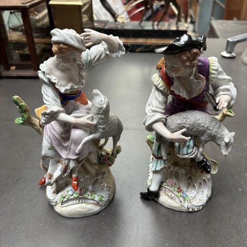 Antique pair sitzendorf - antique,