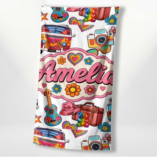 Personalised name beach bath - name,