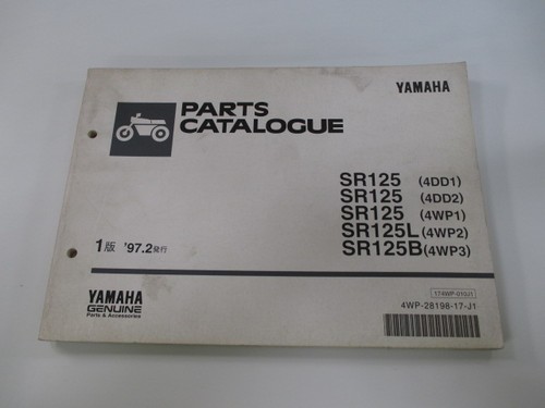 Sr125 parts list 1st edition - parts,