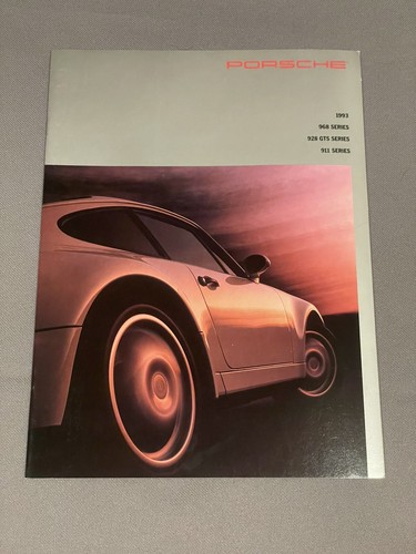 1993 porsche sales brochure - porsche,