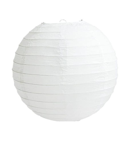 2pcs white paper lantern - ,