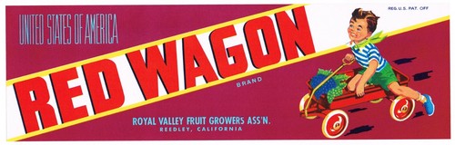Original vintage grape crate - vintage,