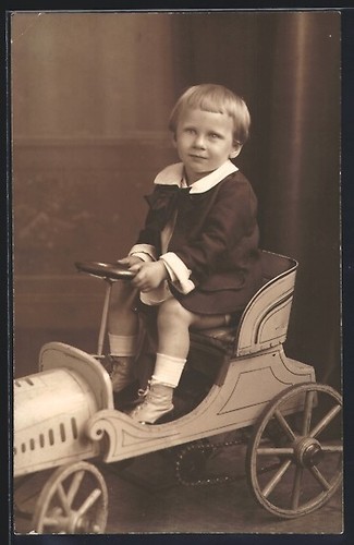 Photo postcard boy - postcard, of