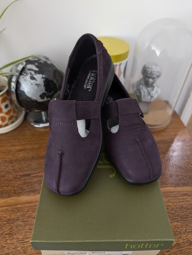 Hotter purple nubuck leather - hotter,