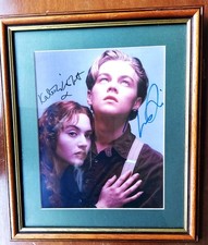 Titanic hand signed leonardo - titanic,