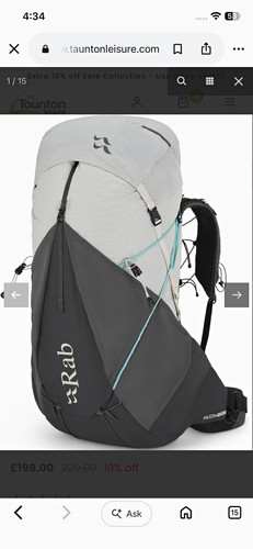 Rab muon nd50 - nd50, hiking