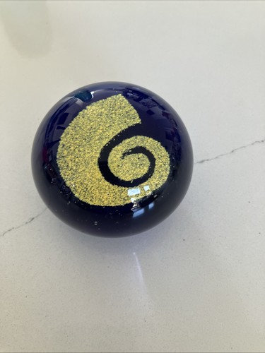 Hand blown unmarked - unmarked, cobalt