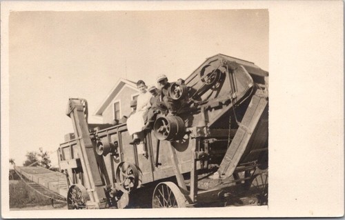 C1910s farming real photo rppc - real,