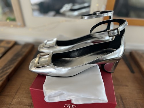 Roger vivier silver metallic - vivier,