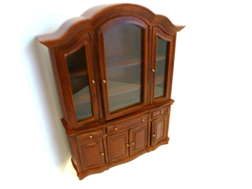 Dolls house cabinet - cabinet, dark