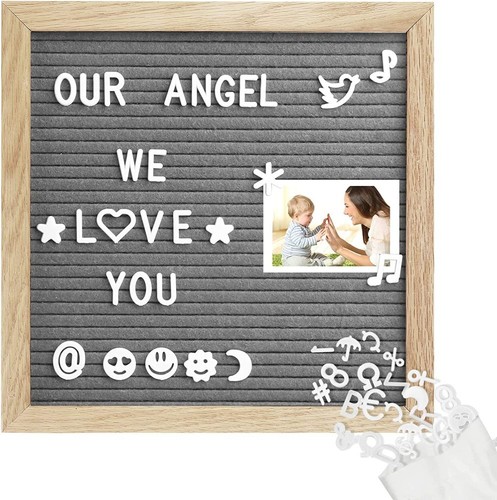 Felt letter board wooden - felt,