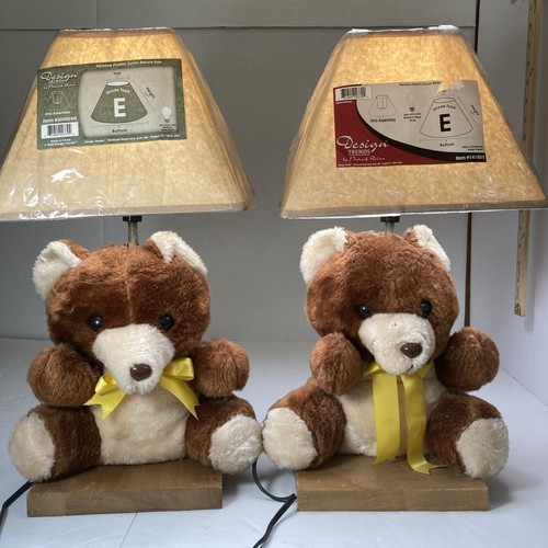 Teddy bear vtg plushy - plushy, bedside