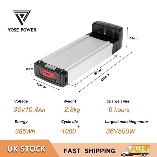 36v10 4ah rear bike - rear, e-bike