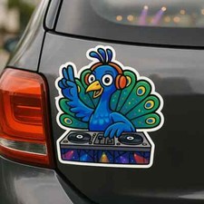 Peacock sticker festival - peacock,