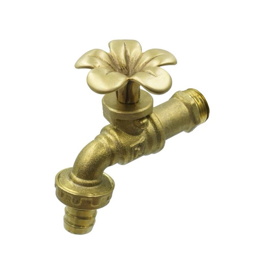 Brass small plumeria faucet - small,