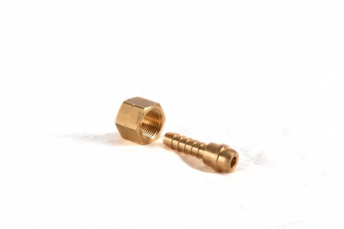 Bsp nut with - nut, 1/4