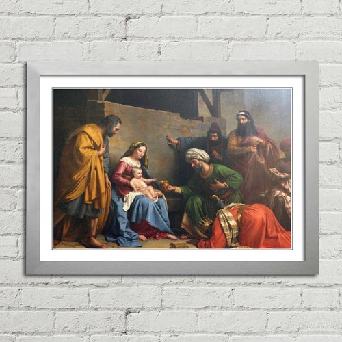 Nativity scene kings adoration - kings,