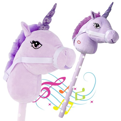 Purple unicorn hobby horse - purple,
