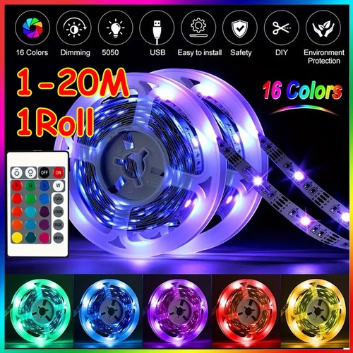 Led strip lights usb 20m - led,