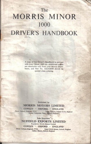 Morris minor 1000 original - 1000,