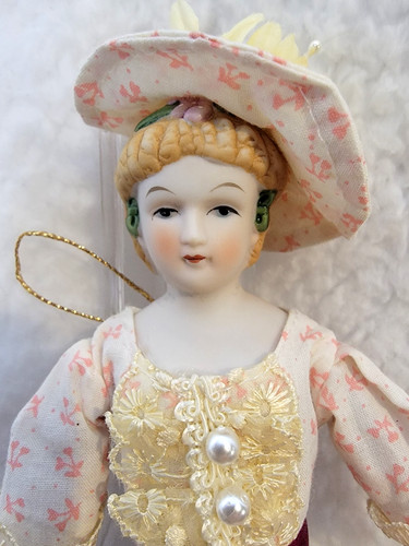 Victorian porcelain doll - victorian,