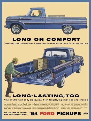 1964 ford pickup trucks new - ford,