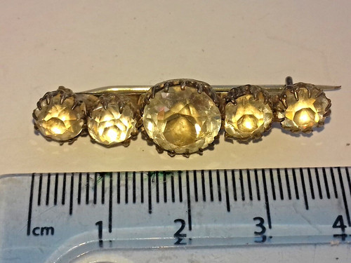 Vintage edwardian paste - paste, brooch