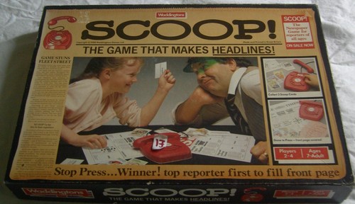 Scoop the board game that - scoop!,