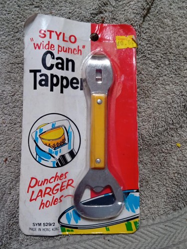 Vintage stylo can tapper tin - can,