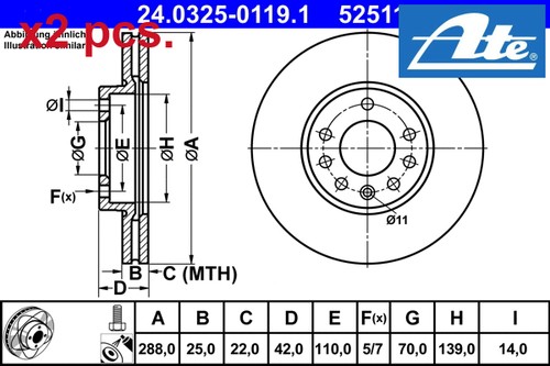 Pcs front rear brake disc - /,