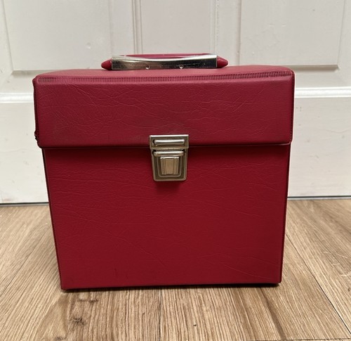 Vintage record carry storage - vintage,