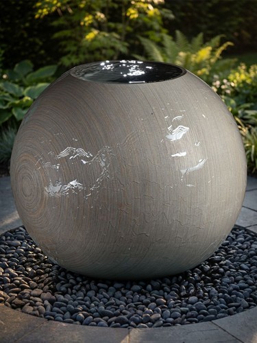 Black sandstone 50cm infinity - black,