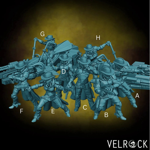 Gunslinger miniature - gunslinger,