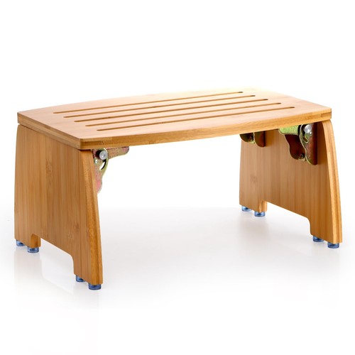 Bamboo folding step - stool, non