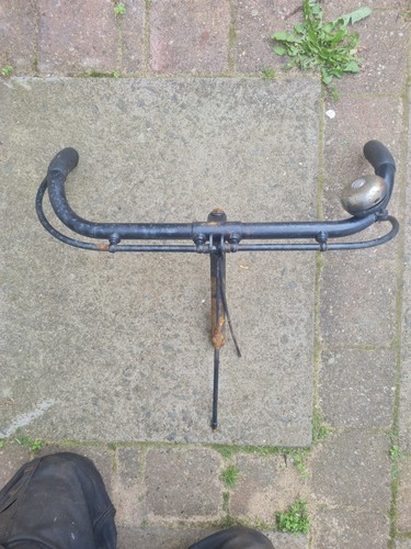 Vintage rod brake bicycle - vintage,