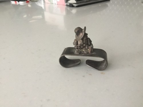 Paddington bear silver plate - bear,