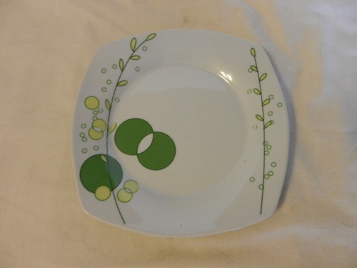 White with green - white, yellow
