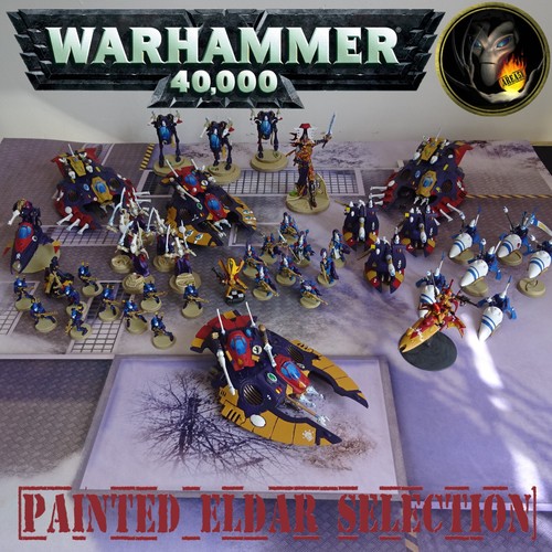 Painted aeldari warhammer - aeldari,