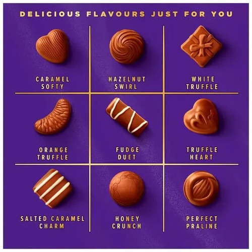 Cadbury milk tray chocolate - milk,