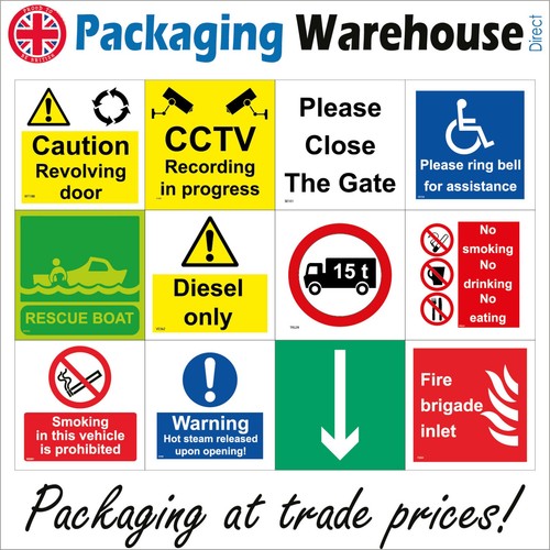 Sign information warning - information,